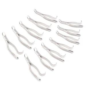 Set of 12 Pcs Dental EXTRACTING Forceps #16S Dental Extraction Instruments - Picture 1 of 5