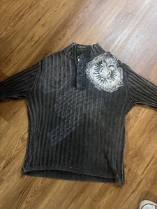 INC INTERNATIONAL CONCEPTS Men's Gray 1/4 Button Ribbed Sweater SZ XXL - Picture 1 of 4