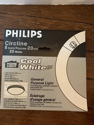391169 Philips FC8T9/COOL WHITE PLUS 22W Circular Fluorescent Lamp - Image 1 of 2