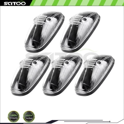 5PCS Clear Cab Marker For 1999 2000 2001 2002 Ram Dodge 2500 3500 5.9L 8.0L - Image 1 of 4