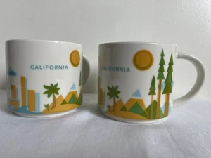Starbucks 2014 You Are Here Collection CALIFORNIA 14oz Tasse (LOT OF TWO! 2x) - Bild 1 von 4