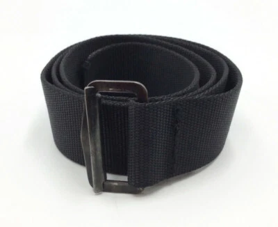 Cinturón TRU-SPEC Talla Grande Negro Seguridad Amigable con la Policía Nylon Gancho y Lazo Foto 1 de 4