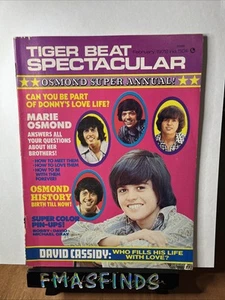 RB 1972 DONNY OSMOND SUPER ANNUAL Tiger Beat Spectacular Magazine - Picture 1 of 2