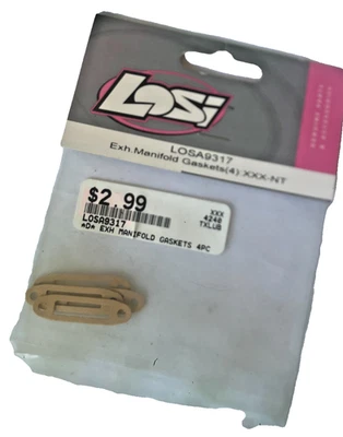 Team Losi  LOSA9317 Exhaust Manifold Gaskets (4) for  XXX-NT - Image 1 of 2