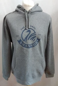 Swanndri Men's V2 Hoodie Mid Grey Marle/Navy Logo, Size L. BNWT - Picture 1 of 10