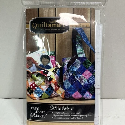 Midi Bag Fun Pack - Pattern And Printed Interfacing By Quiltsmart Sealed - Image 1 of 4
