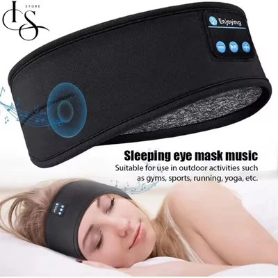 Fascia Auricolari Bluetooth 5.0 per Dormire Cuffie Wireless Musica Relax Sport - Immagine 1 di 4