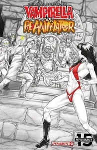 Vampirella vs. Reanimator #3C variante en blanco y negro, casi nuevo 9,4, primera impresión, 2019 - Imagen 1 de 1