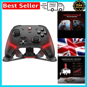 Cyclone 2 Wireless Game Controller: 1000Hz Polling, RGB & Quick Profile Switch - Picture 1 of 11