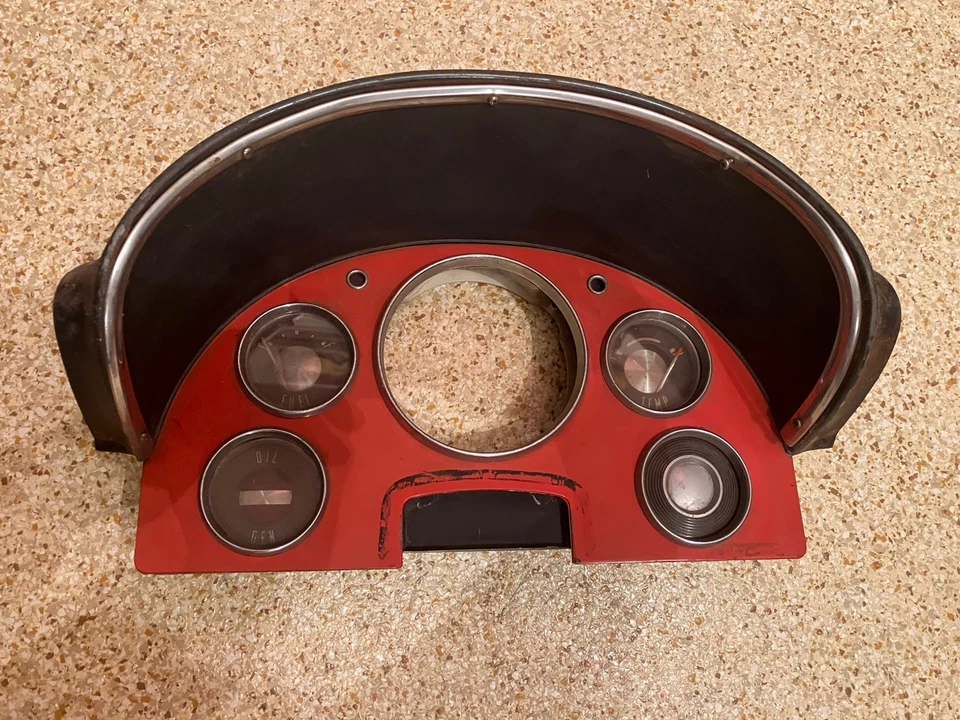 Ford Fairlane 1956 medidores Customline tablero fabricante de equipos originales Foto 1 de 4