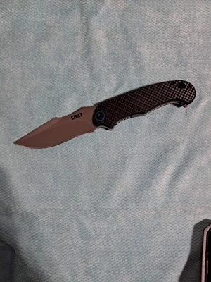 CRKT Columbia River P.S.D. Navaja de bolsillo Fibra de carbono Navaja de bolsillo Punto de caída Foto 1 de 4