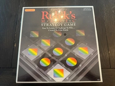 Rubik's Magic Strategy Board Game - 1987 Matchbox Vintage 80's - complete - Image 1 of 2