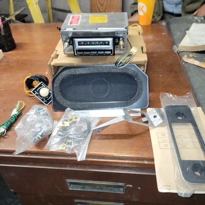 Nos Radio Kit For 79 - 81 Firebird, Corvette Radio Wireing Face Plate Speaker  - Image 1 of 4