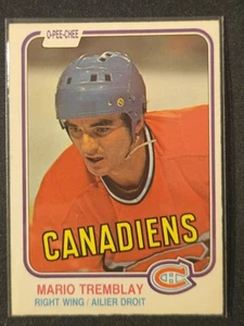 81-82 O-Pee-Chee Mario Tremblay 🚨🚨🚨 Montreal Canadiens - Picture 1 of 2
