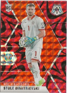 2021 Panini Mosaic UEFA Euro Stole Dimitrievski Red Reactive Prizm SP RC - Picture 1 of 1