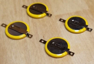 4 (FOUR) BRAND NEW CR1616 Lithium Cell Batteries w/ Tabs for Game Boy Cartridges - Image 1 of 2