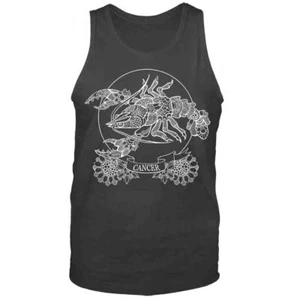 Camiseta sin mangas gráfica astrológica horóscopo signo zodiacal de cáncer - Imagen 1 de 6
