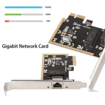 RJ-45 LAN Adapter Lan Card Gigabit PCI-E Network Card Fast Ethernet for Desktop - Image 1 of 4