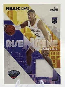2022-23 NBA Hoops E.J. Liddell #RS-EL Rise N Shine Jersey Relic Rookie RC - Picture 1 of 2