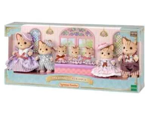 Sylvanian Families Gestreifte Katze Familie Elegantes Set Calico Critters Store Limitiert - Bild 1 von 9
