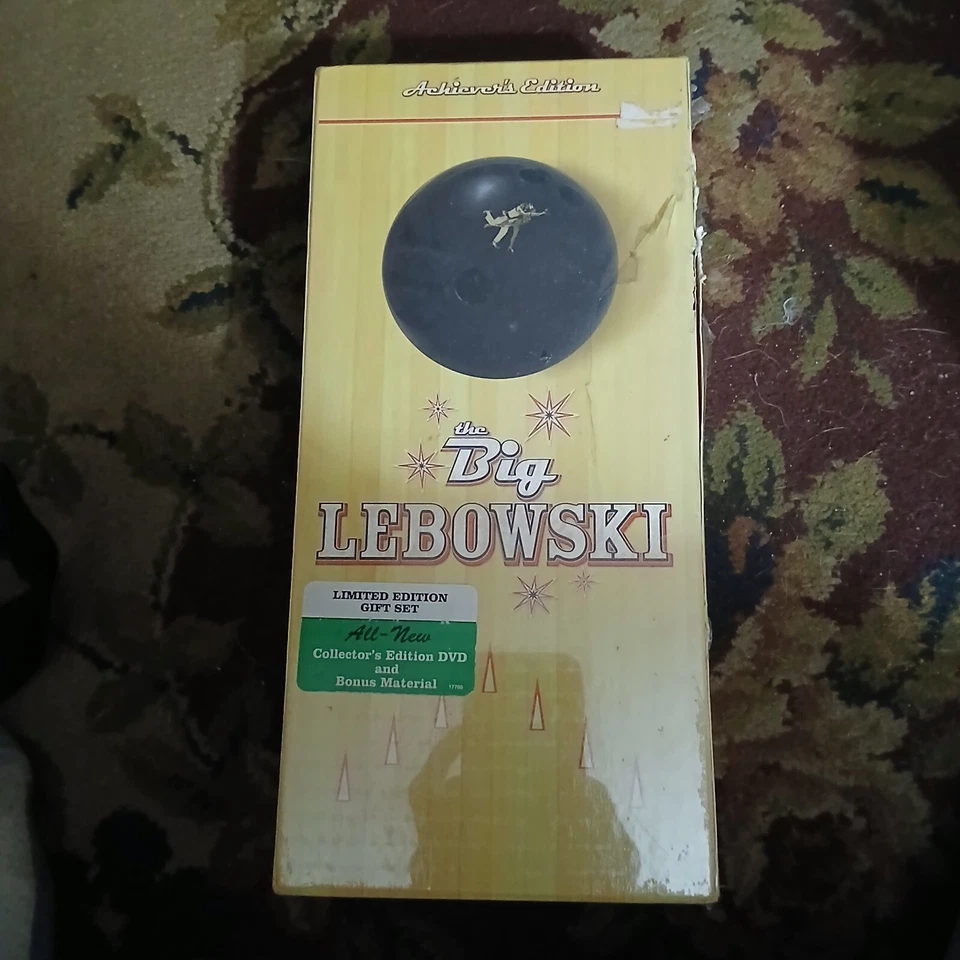 The Big Lebowski Achiever's Edition 2005 DVD Gift Set Read Foto 1 de 4