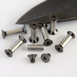 10 piezas Manija de cuchillo Perno Remaches Escala Tornillo Sujetador Tornillos Corby Remaches Alfileres - Imagen 1 de 6