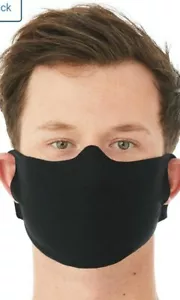 10 pack face mask bella canvas washable jersey black comfortable breathable USA - Picture 1 of 1