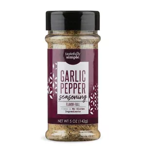 Tastefully Simple Garlic Pepper Seasoning 5 Ounce - Picture 1 of 6