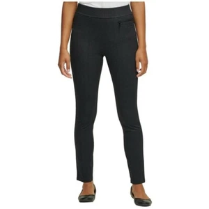New Ladies DKNY Ponte Stretch Pants, FRONT POCKETS - Foto 1 di 1