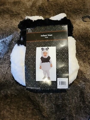 HALLOWEEN Infant Panda Party Costume 6-12 Month NWT - Image 1 of 2
