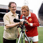 Manchester United Denis Law takes a look through the camera 1972 Old Photo