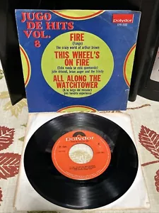 EX • Jimi Hendrix+ JUGO DE HITS VOL 8 MEXICAN 7” EP 45 All Along the Watchtower - Picture 1 of 8