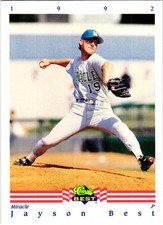 1992 Classic Best #334 Jayson Best  NearMint/Mint    Baseball