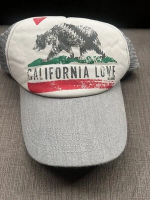 Sombrero de camionero Billabong-California Love-Pitstop Bear Republic gráfico---¡NUEVO CON ETIQUETAS! Foto 1 de 3