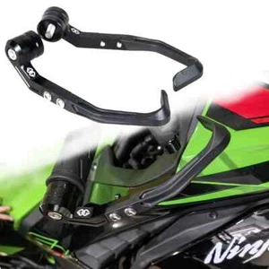 Black Alloy handguards for Kawasaki Ninja ZX4R, RR, NINJA400, Z400, Z900, Z650 - Picture 1 of 1