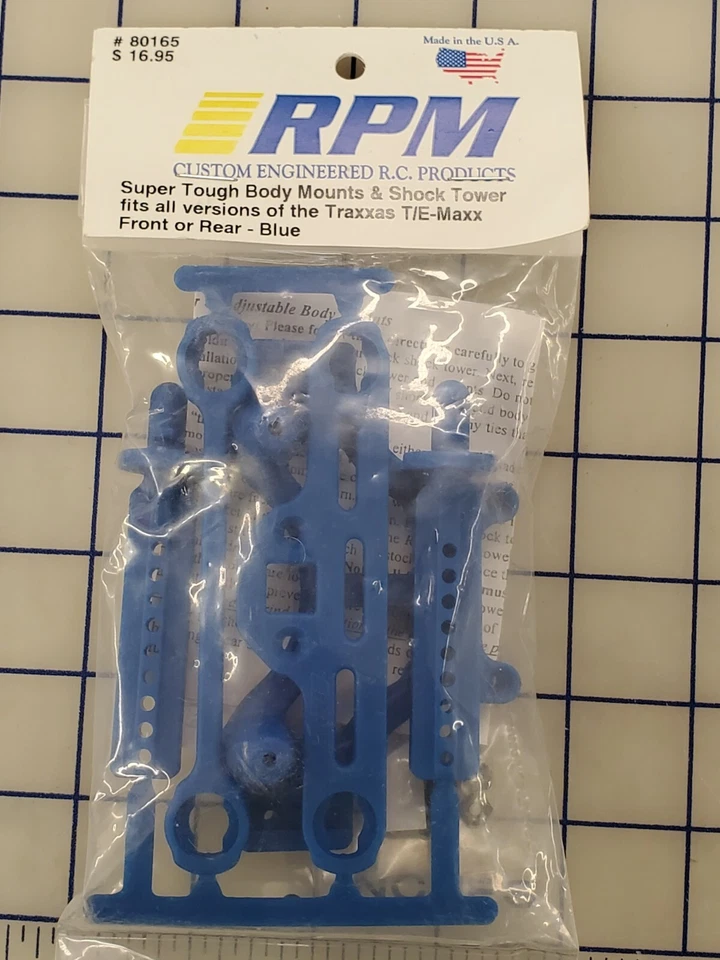 RPM 80165 Super Tough Body Mount & Shock Tower Blue from Mid America - Image 1 of 1