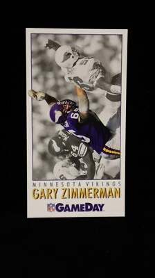 1992    Gary Zimmerman     Minnesota Vikings    GameDay   Card   #136 - Image 1 of 2