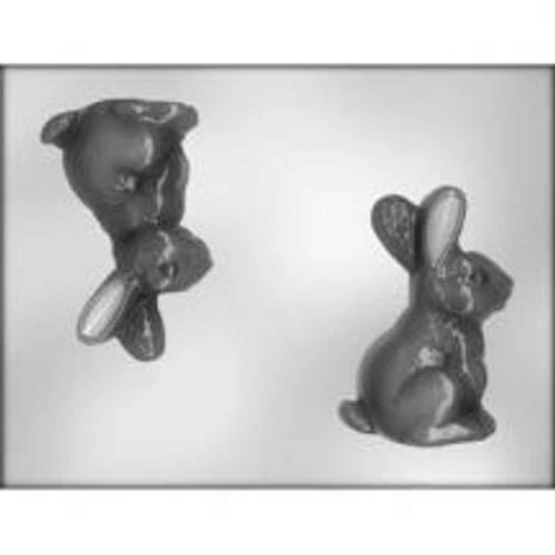 КРОЛИК КРОЛИК 3D ШОКОЛАД КОНФЕТЫ ФОРМА СДЕЛАЙ САМ ПАСХАЛЬНОЕ МАСЛО СКУЛЬПТУРА CK - Изображение 1 из 1