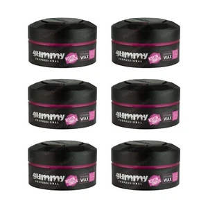 6x Fonex Gummy Styling Wax Lila Gloss Extra Hold 6er Set (900ml) Haarwachs - Bild 1 von 5