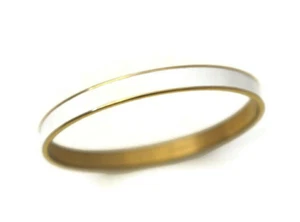 Bracciale Monet tono oro e smalto bianco - Foto 1 di 4
