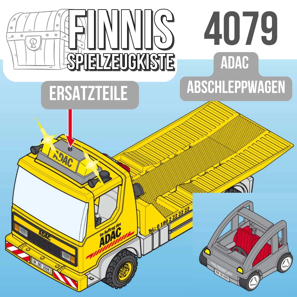 Playmobil 4079 ADAC Abschleppwagen gelber Engel City Action - Bild 1 von 1