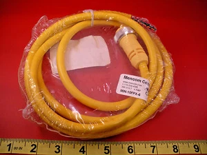 Mencom MIN-10FPX-6 Connettore Cordset Presa 10 Pin Polo Filo Femmina Pennino Nuovo - Foto 1 di 3