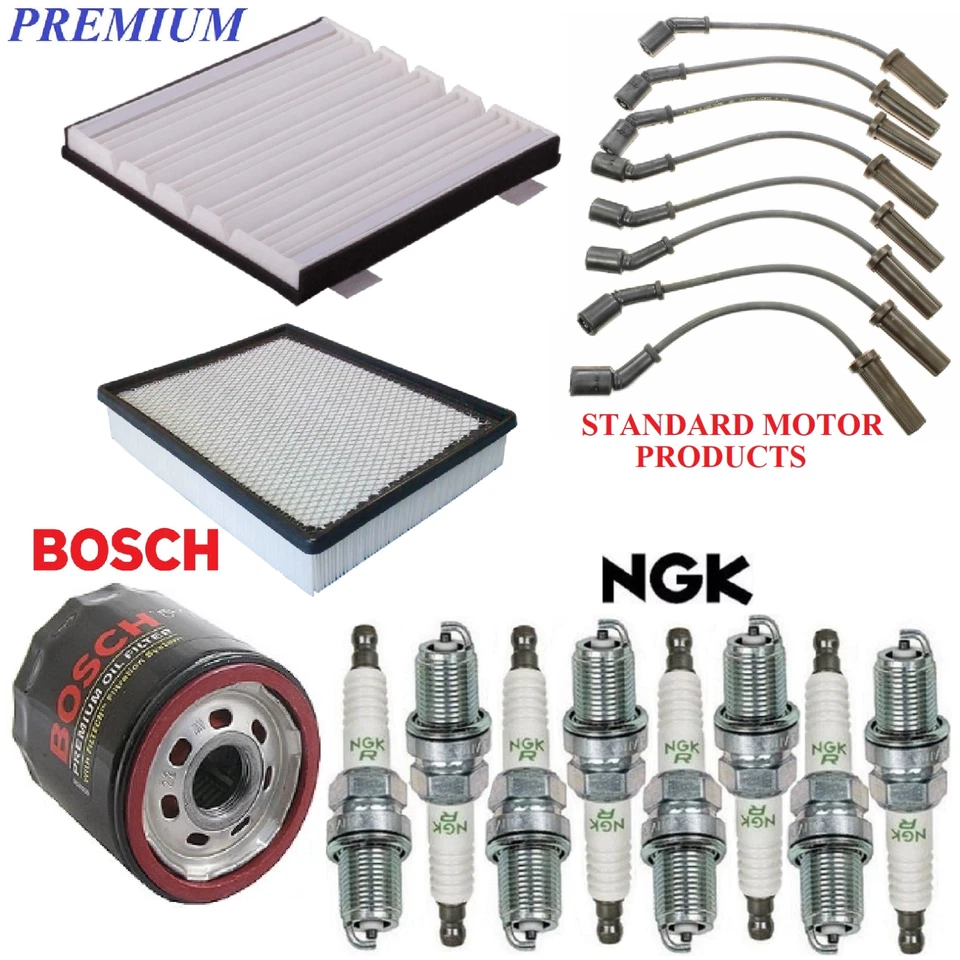 Kit de afinación filtros tapones de cable para Chevy Silverado 3500 HD V8 6,0 L, carrocería antigua 2007 Foto 1 de 1