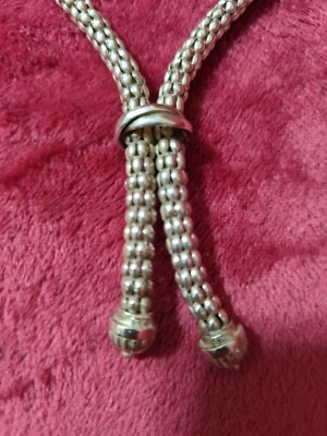 Collana E Bracciale Donna Argento Lavorazione Artigianale Turchia - Immagine 1 di 4