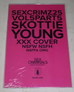 Sex Criminals #25 Skottie Young variant unread Image 2018 RARE HTF - Picture 1 of 1