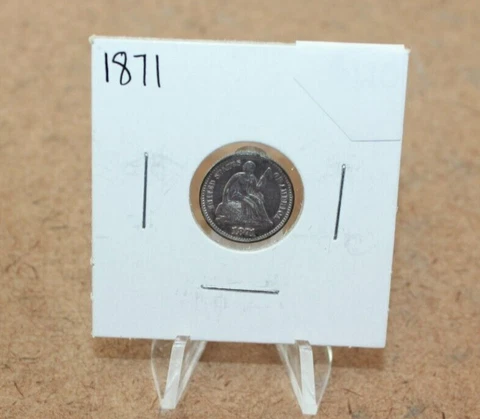 1871-P Seated Liberty Dime [112WEJ] Cover