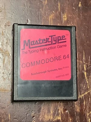1983 Master Type The Typing Instruction Game Commodore 64 Cartridge - Image 1 of 4