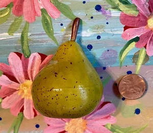 Artificial Faux Fake Food Replica Fruit MINI GREEN PEAR 3D MAGNET Prop SPG2 - Picture 1 of 1