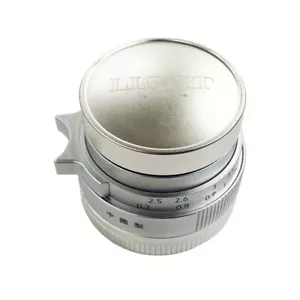 Light lens lab Lens Elcan 50mm F2 Silver Chrome Leica Summicron M M3 M6 M240 ※ - Picture 1 of 3