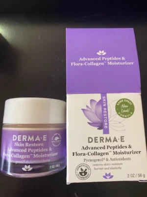 Derma E Advanced Peptides & Flora-Collagen Moisturizer ~ New In Box - Image 1 of 2